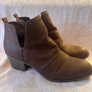 Rock & Candy Dark Brown Ankle Booties
